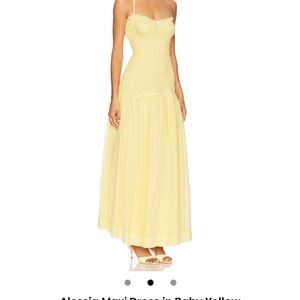 Elegant Yellow Maxi Dress
